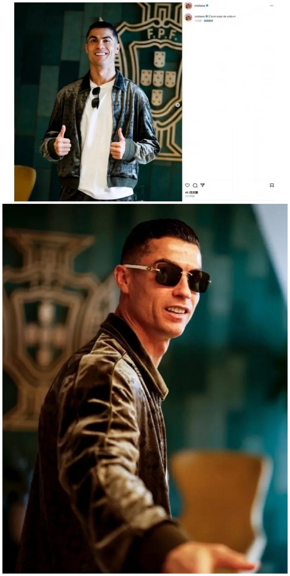 C罗回归赛场，爆冷首场状态亮眼，热火观众沸腾！